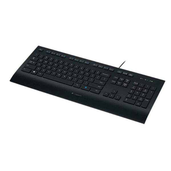 Logitech K280e Pro Wired Business Keyboard, QWERTY US-International Layout - Black