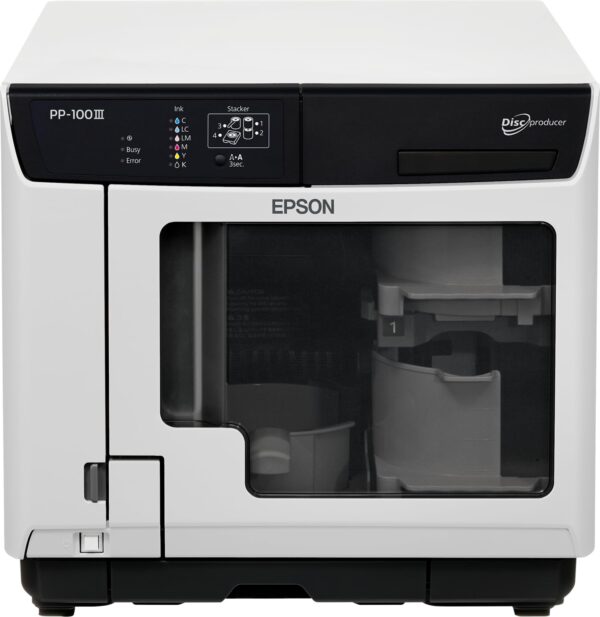 Epson Discproducer PP-100II Optical disc duplicator 100 copies Black,White