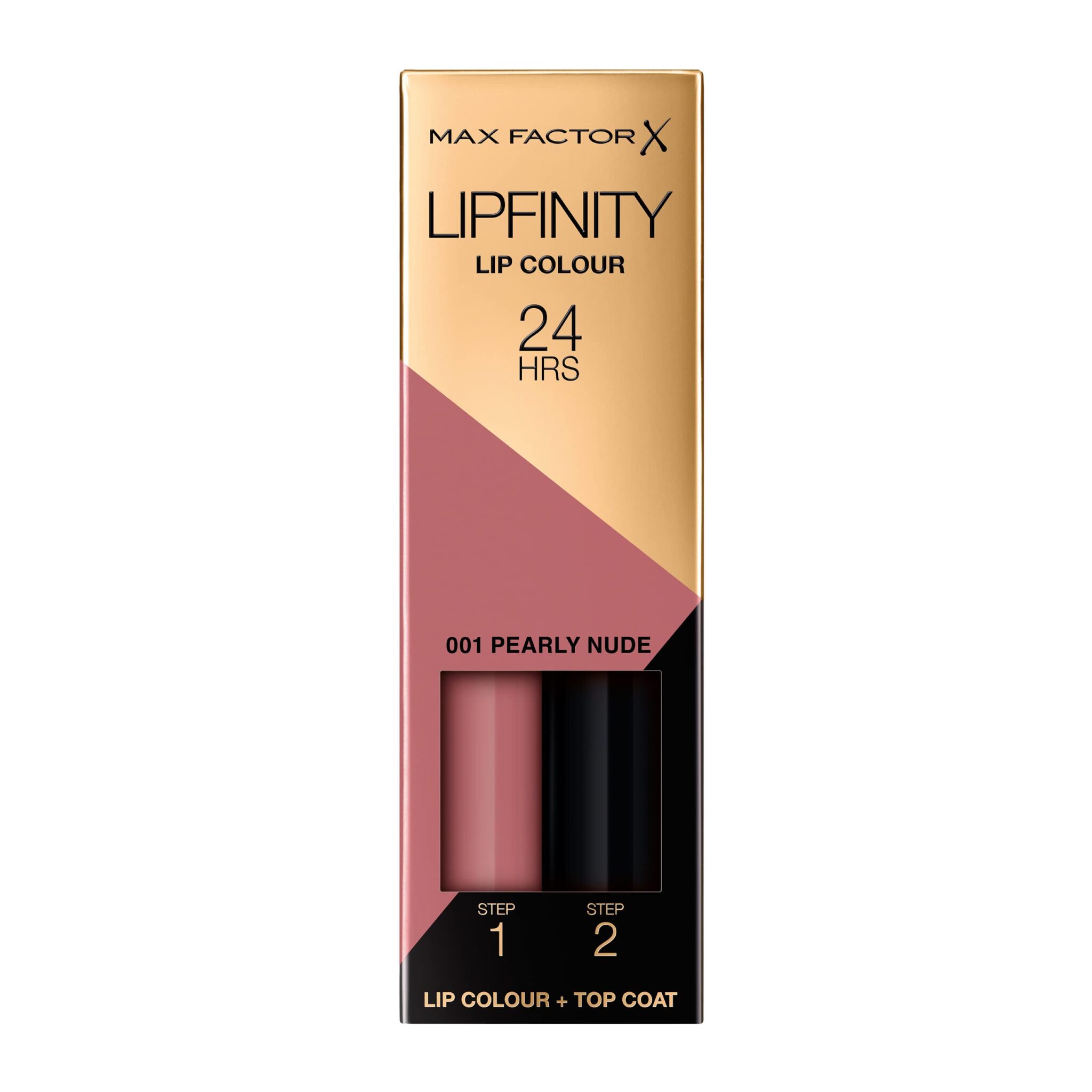 Max Factor Lipfinity Long-Lasting Two Step Lipstick - 001 Pearly Nude, 4.2g