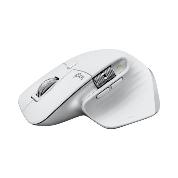 Logitech MX Master 3S - Wireless Performance Mouse with Ultra-fast Scrolling, Ergo, 8K DPI, Track on Glass, Quiet Clicks, USB-C, Bluetooth, Windows, Linux, Chrome - Grey