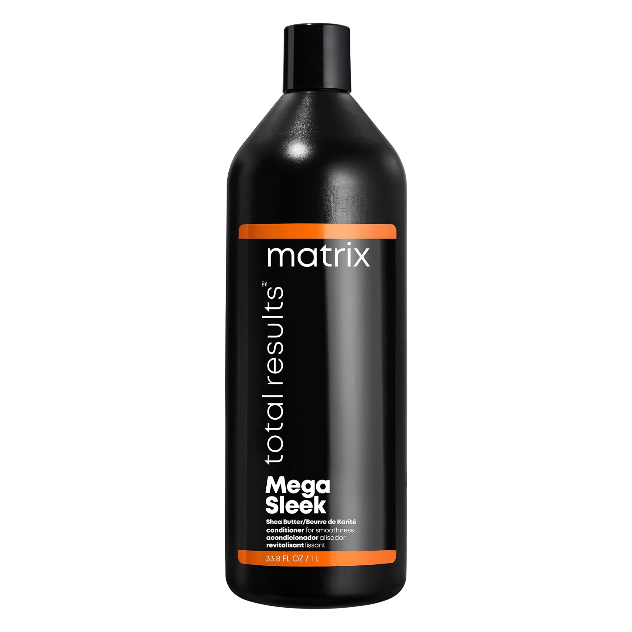 Matrix Mega Sleek, Smoothing Conditioner with Shea Butter to Protect against Humidity, for Coarse hair, Total Results 1000ml