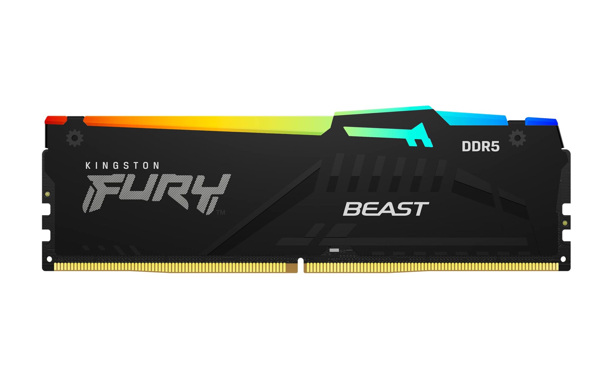 Kingston FURY Beast Black RGB EXPO 64GB (2x32GB) 6000MT/s DDR5 CL36 DIMM Desktop Gaming Memory Kit of 2 - KF560C36BBEAK2-64