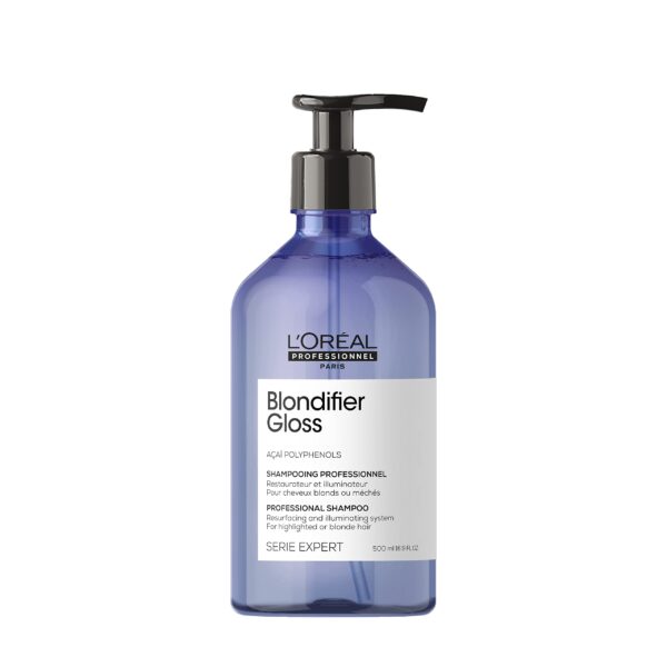 L'Oréal Professionnel | Expert Series Blondifier Gloss Illuminating Shampoo for Blonde and Mulberry Hair 500 ml