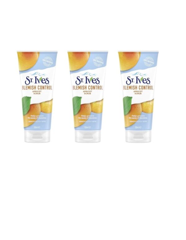 ST. Ives Blemish Control Apricot Scrub, 150 ml, Pack of 3