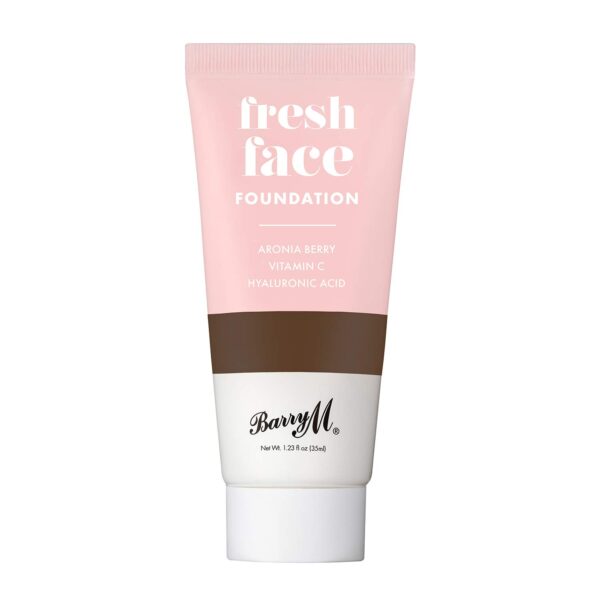 Barry M Cosmetics Fresh Face Lightweight Liquid Foundation Infused With Hyaluronic Acid And Vitamin C, Shade 19