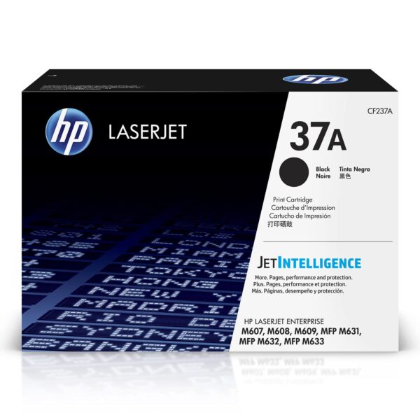 HP 37A - Black - original - LaserJet - toner cartridge (CF237A) - for LaserJet Enterprise M607, M608, M609, MFP M633, LaserJet Enterprise Flow MFP M633