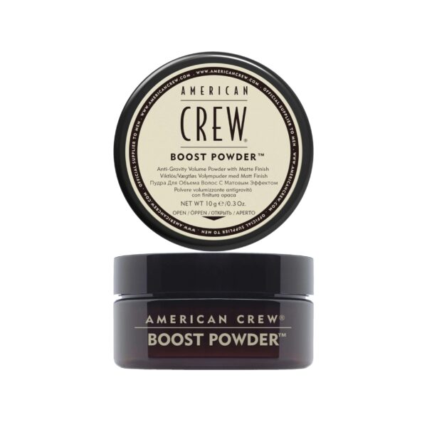 American Crew Volume Boost Hair Powder, Gifts For Men, Adds Thickness & Lift, Matte Finish, Paraben Free & Water Soluble - 10g