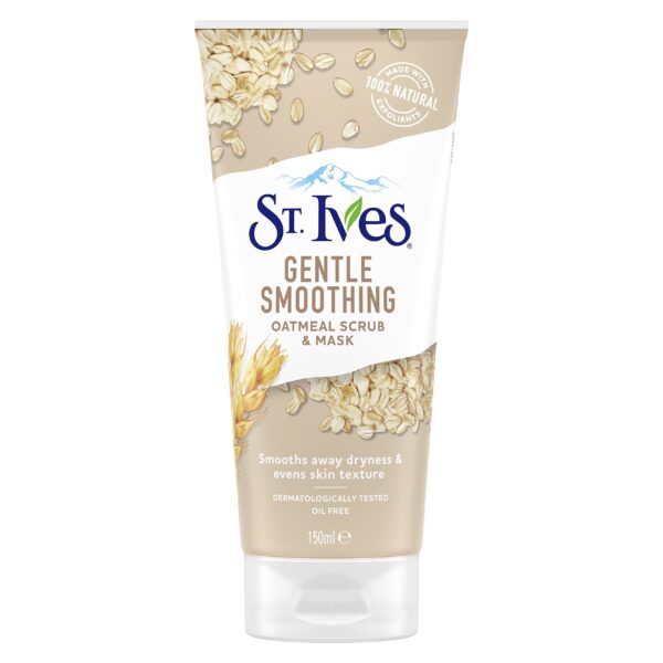 ST. Ives 150ml Gentle Smoothing Oatmeal Scrub & Mask, 150 ml (Pack of 1)