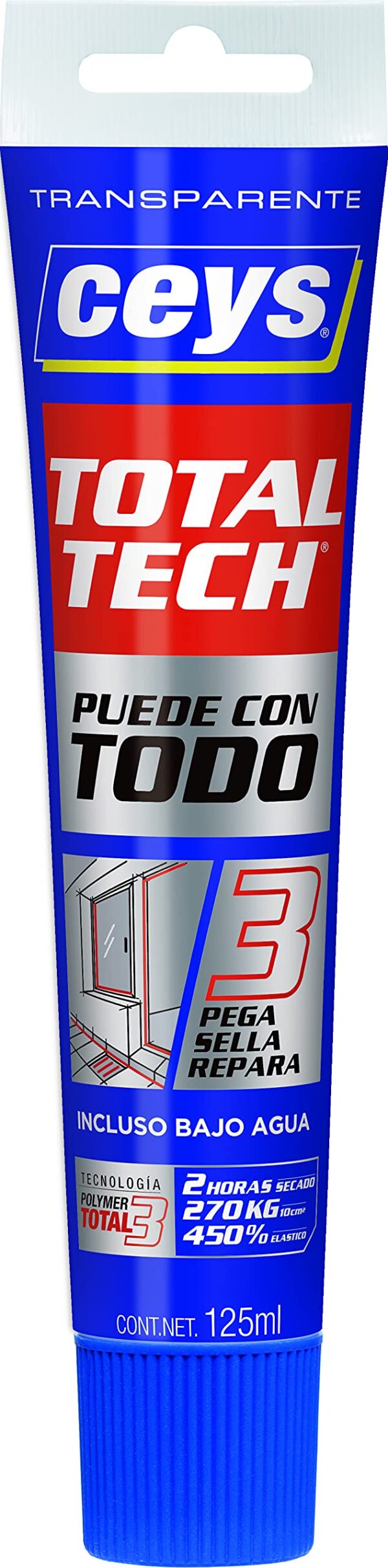 CEYS Total TECH TRANSPARENTE TUBO 125ML