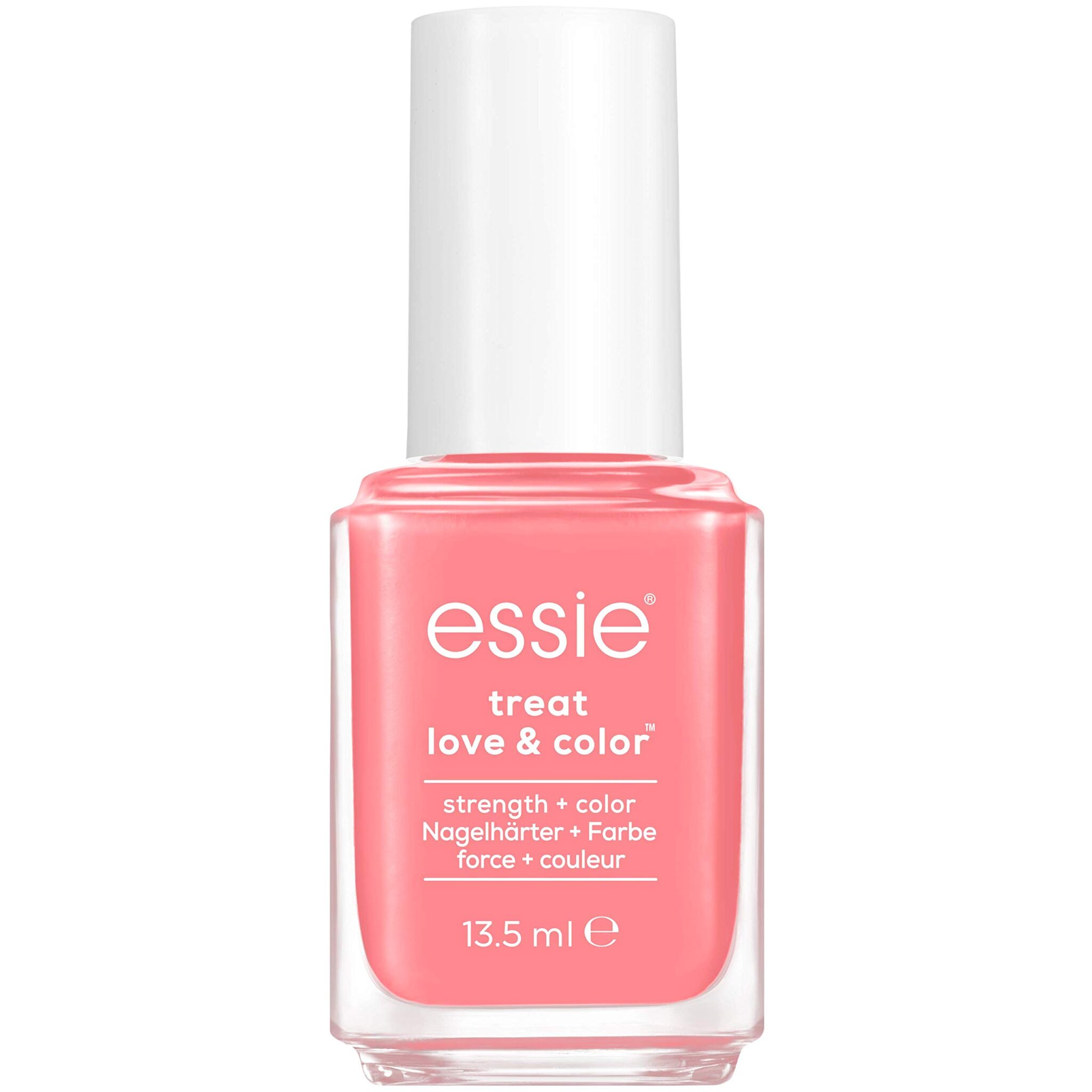 essie Treat Love Colour Nail Polish: 161 Take 10 Peach Coral Nourishing & Strengthening Vegan Formula TLC Nail Polish 13.5ml