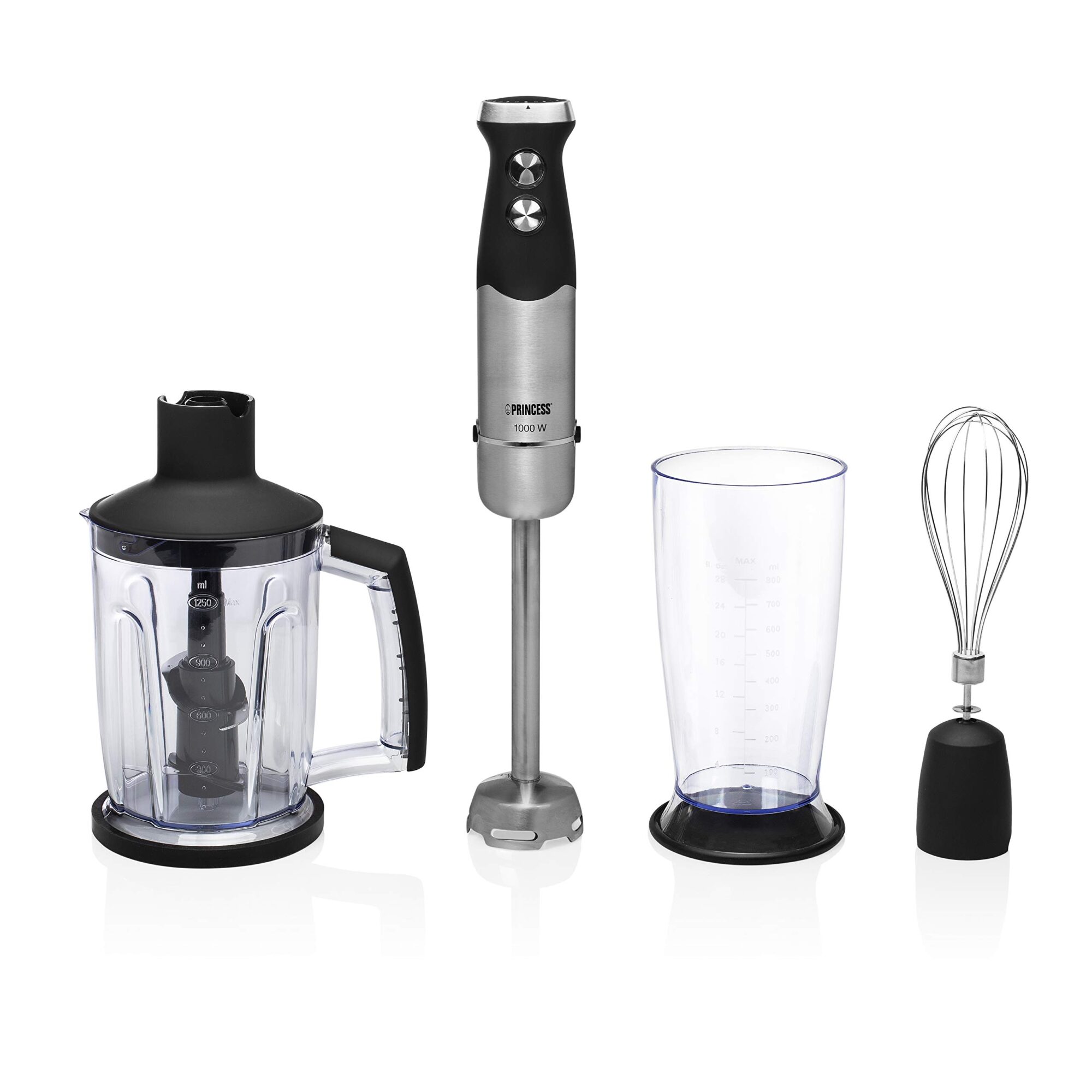 Princess Hand Blender Set. 1000 W Black