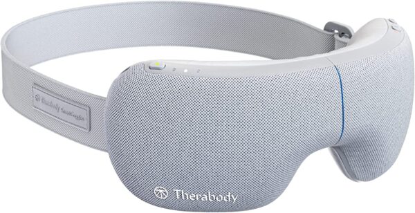 Therabody SmartGoggles Biometric Heated Eye Mask & Facial Massager Device - Bluetooth Sleep Mask Goggles with 3 Custom Modes for Stress Relief, Anxiety Relief, Tension Headache Relief & Improved Sleep