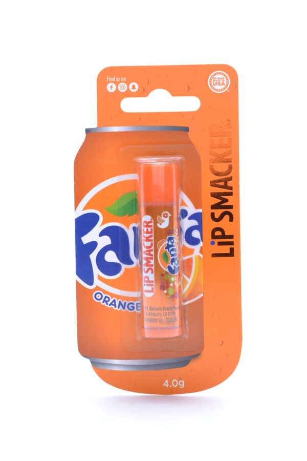 Lip Smacker - Coca-Cola Collection - Orange Fanta Lip Balm for Kids - Fanta Orange Flavour - Sweet Gift for Your Friends - Single Blister Pack