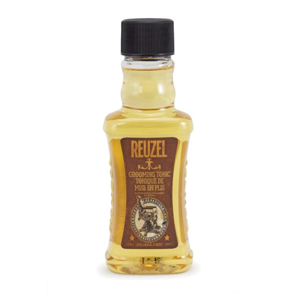 Reuzel Grooming Tonic - Pro Oil Treatment For Men With Organic And Natural Ingredients - Pure, Vegan Serum That Gives Hair Essential Strength And Moisture - Apple No Fragrance - 3.38 oz