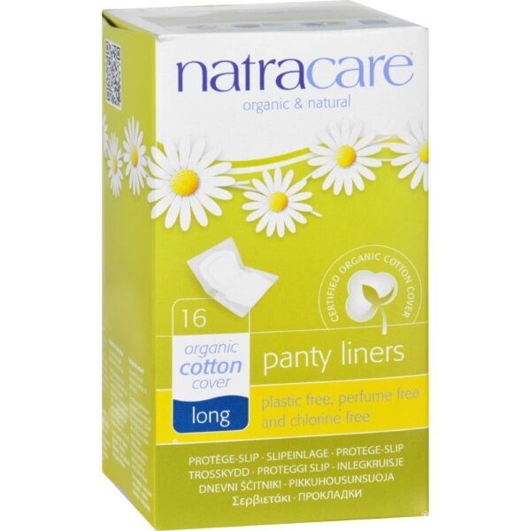 NATRACARE Panty Liners Long Wrapped 16s (Pack of 3)