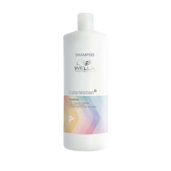 Wella Professionals ColorMotion+, Colour Protection for Coloured Hair, Vibrant Shine and Stronger Hair, Professional Hair Care, Shampoo 1L