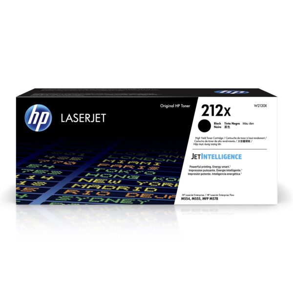 HP W2120X 212X High Yield Original LaserJet Toner Cartridge, Black, Single Pack