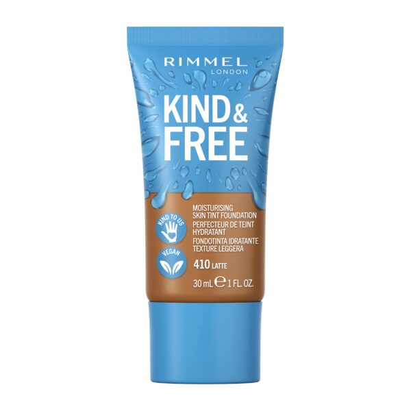 Rimmel Kind + Free Moisturising Skin Tint Foundation, Latte 410