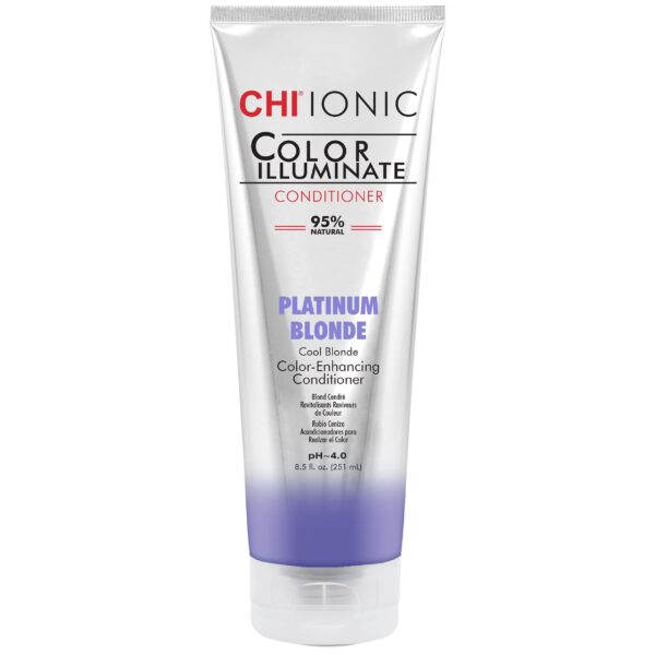 CHI Ionic Color Illuminate Platinum Blonde, Enhancing Conditioner, 251 ml