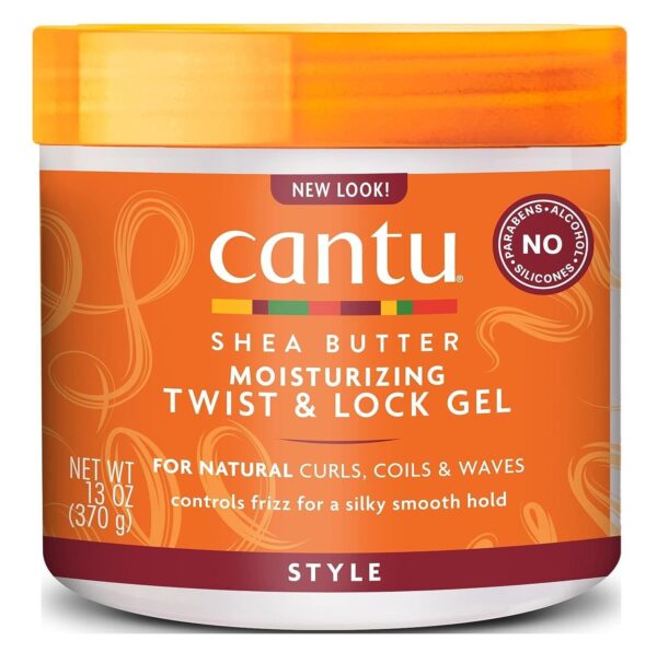 Cantu Natural Hair Twist And Lock Gel 13 Ounce Jar (370 g) (2 Pack)