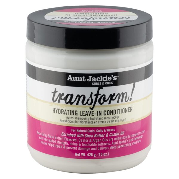 Aunt Jackie Transform! Hydrating Leave-in Conditioner 15oz, white