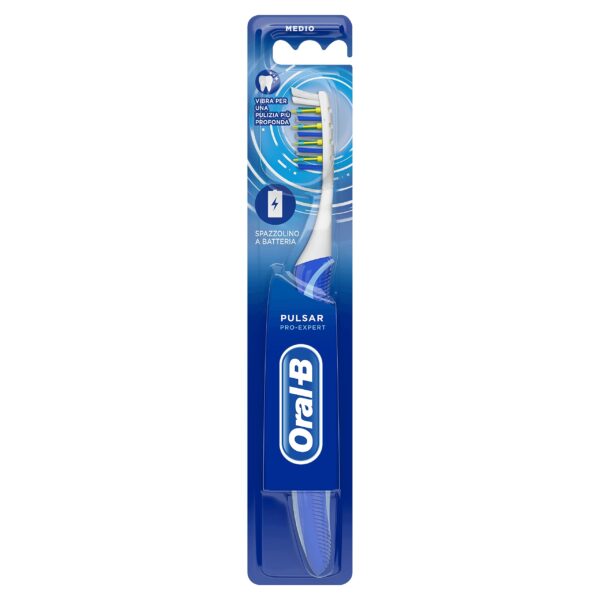 Oral-B Pulsar 35 Medium Toothbrush, Assorted Colours, Multicoloured