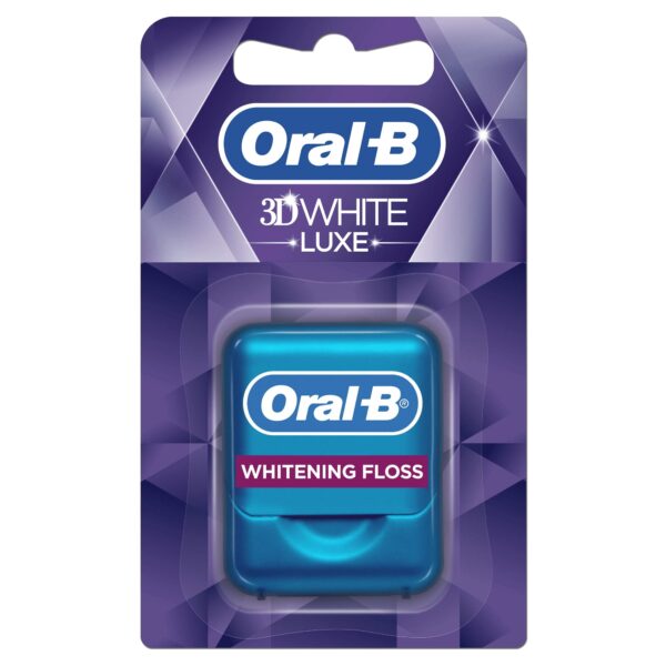 Oral-B 3DWhite Luxe - Dental Floss, Radiant Mint, 35 Metres