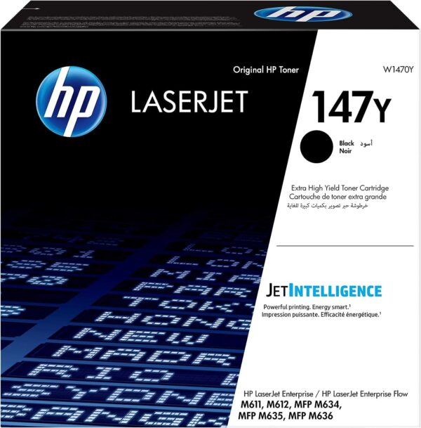 HP W1470Y 147Y Extra High Yield Original LaserJet Toner Cartridge, Black, Single Pack