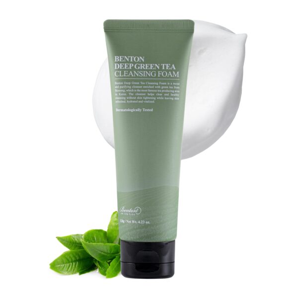 [BENTON] DEEP GREEN TEA Cleansing Foam 120g