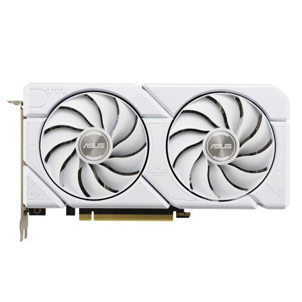 ASUS Dual GeForce RTX 4060 EVO White OC Edition 8GB GDDR6 (SFF-ready, PCIe 4.0, 8GB GDDR6, DLSS 3, HDMI 2.1a, DisplayPort 1.4a, Axial-tech fan design, 0dB tech, Dual BIOS, Supports 4K & 8K HDR) White