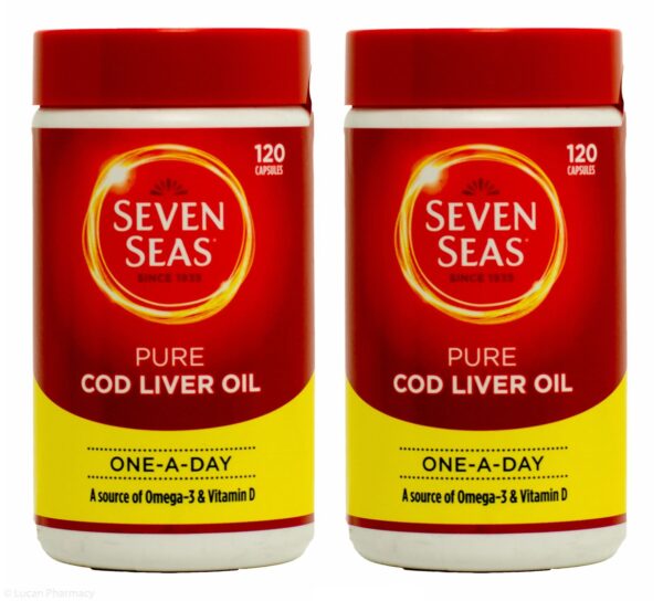 Multibuy 2X Seven Seas® Pure Cod Liver Oil 120 Capsules