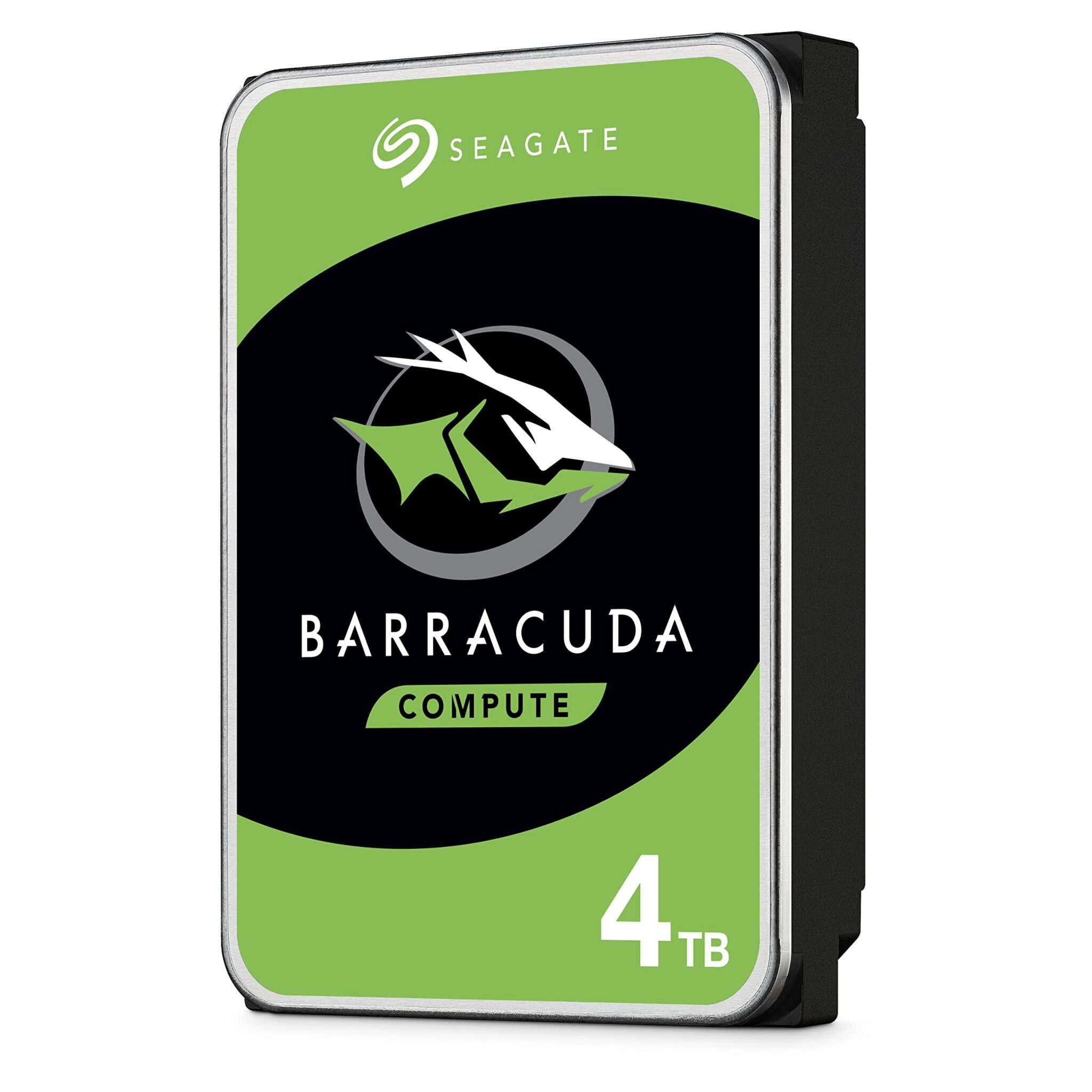 Seagate BarraCuda 4 TB Internal Hard Drive HDD – 3.5 Inch SATA 6 Gb/s 5400 RPM 256 MB Cache for Computer Desktop PC Laptop (ST4000DM004)