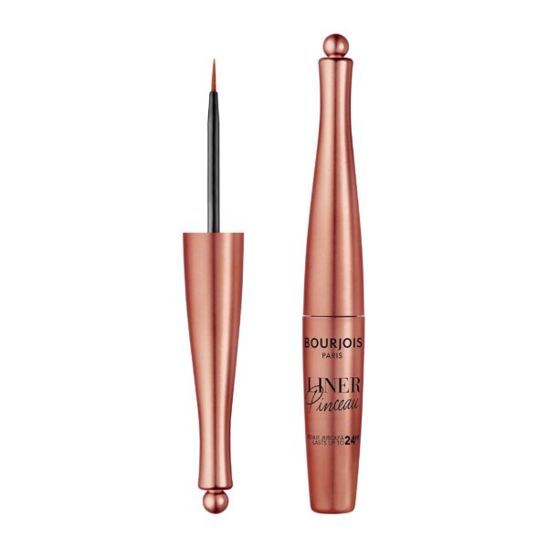 Bourjois Liquid Eyeliner Liner Pinceau, Waterproof Eyeliner with Long Lasting Precise Line, 06 Cuivre Cubiste