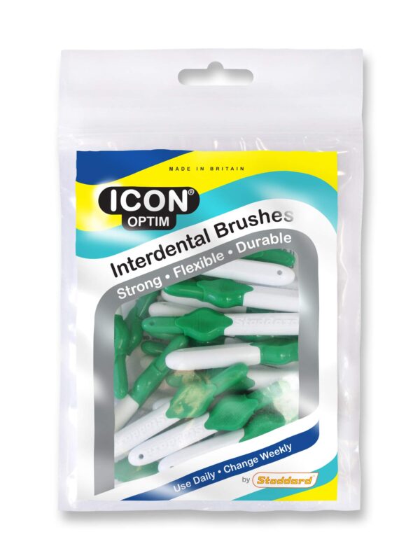 Stoddard Icon Green Standard Interdental Brushes - 25 Per Pack