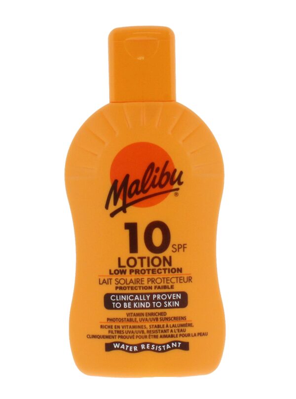 Malibu Low Protection Water Resistant Vitamin Enriched SPF 10 Sun-Screen Lotion, 200ml