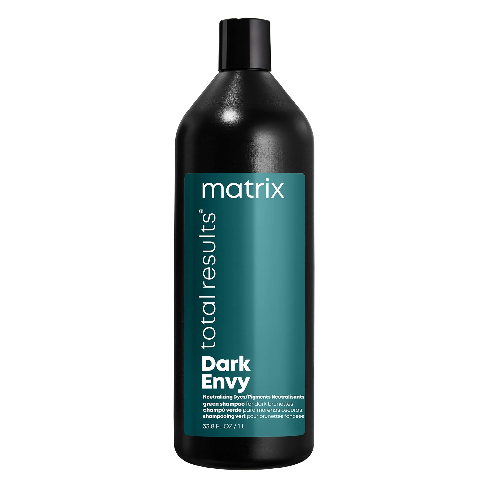 Matrix Dark Envy, Green Shampoo to help correct Red Undertones on Dark Brunette Hair, Total Results 300ml