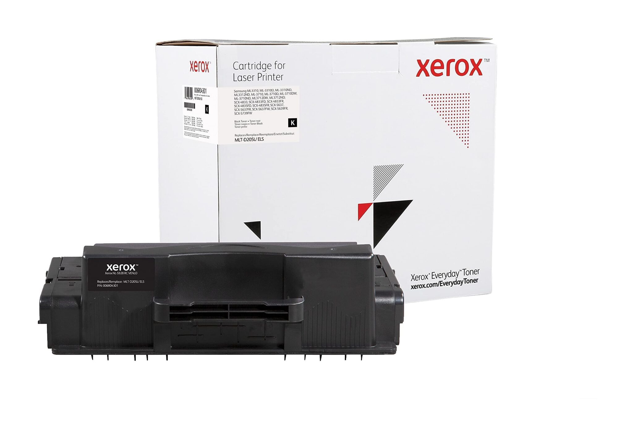 Everyday by Xerox Mono Toner compatible with Samsung MLT-D205L, High Capacity