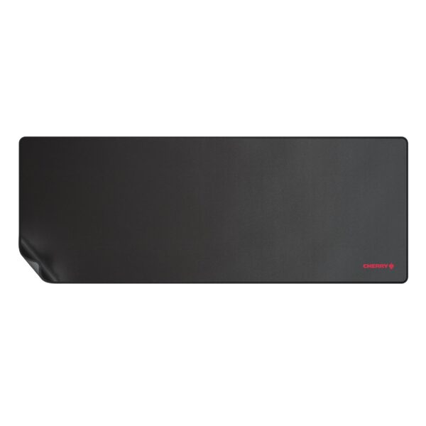 CHERRY MP 2000, PREMIUM MOUSEPAD from Fabric in XXL, (800 x 350 x 5 mm), Smooth Surface for Precision, Stitched Edges, Non-Slip, Rollable, Black