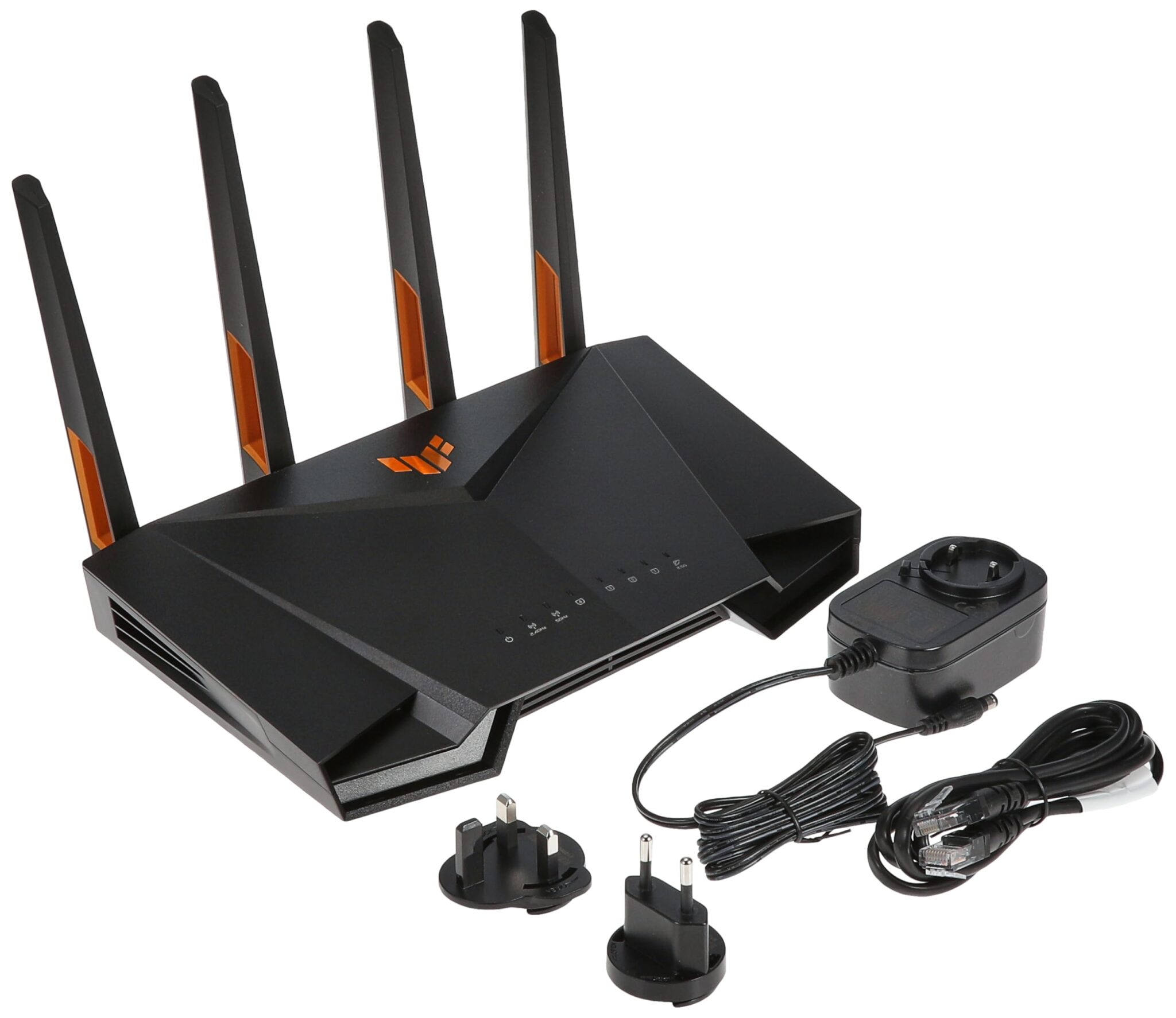 ASUS TUF Gaming AX4200 Dual Band WiFi 6 Router with Mobile Tethering (Replacement of 4G 5G routers)2.5Gbps port, Mobile Game Mode, Free Internet Security, AI Mesh, Gear Accelerator, Adaptive QoS