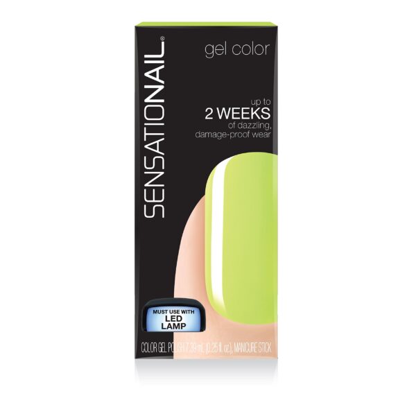 SENSATIONAIL 7.39Ml Original Nail Polish Gel Kiwi Green