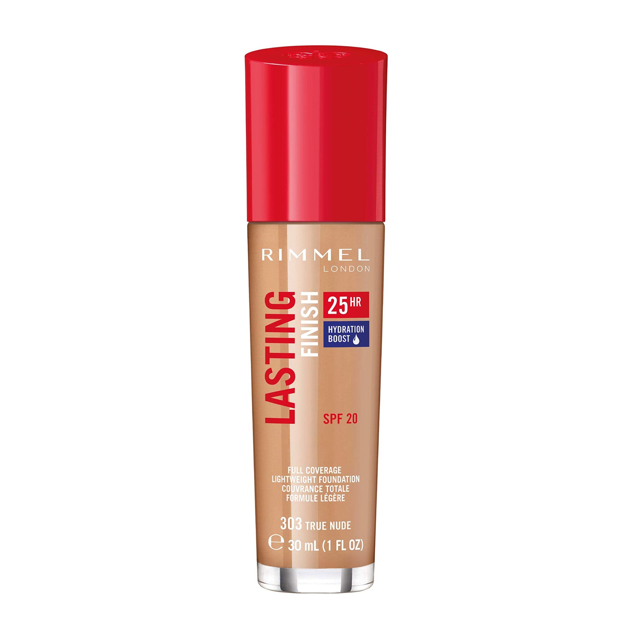 Old Product & Packaging - Rimmel Lasting Finish 25 Hour Foundation True Nude/Sand