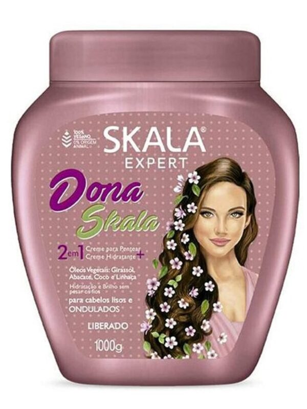 Hydrates & Softens Hair - Hair Mask Dona Skala - Skala - 1000ml - Intense Moisture Formula