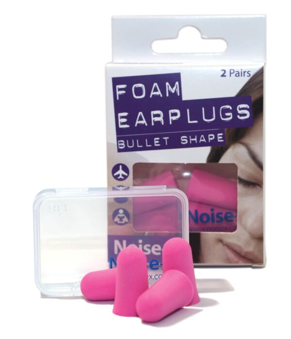 Noise-X Earplugs Foam Bullet 2Pr