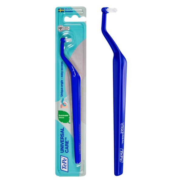 TePe Universal Care Brush, 1pc, Cleaning of Braces or Dental implants, facilitates Precise Cleaning in Narrow and Hard to Reach Areas