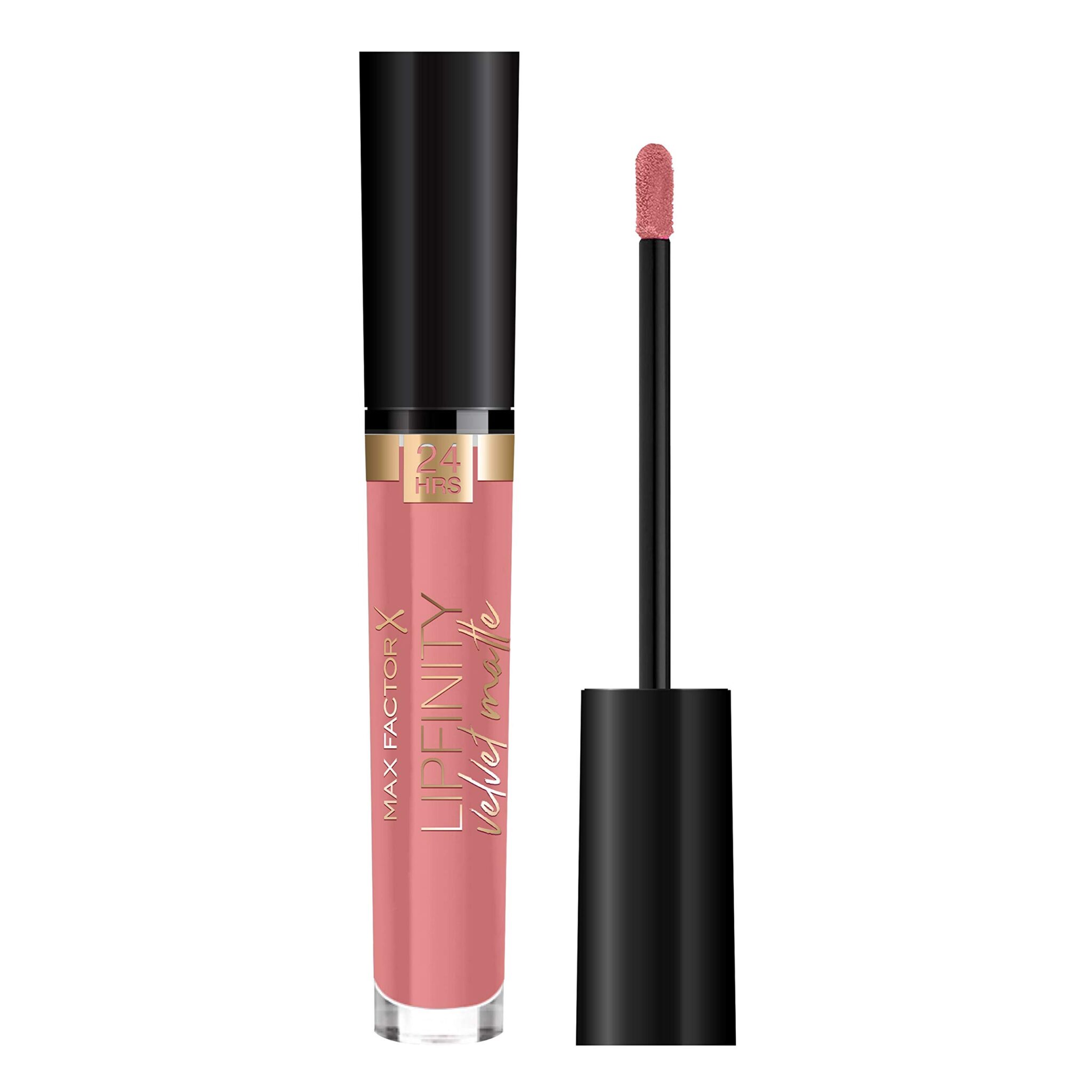 Max Factor Lipfinity Velvet Matte Lipstick, Posh Pink - 3.5 ml