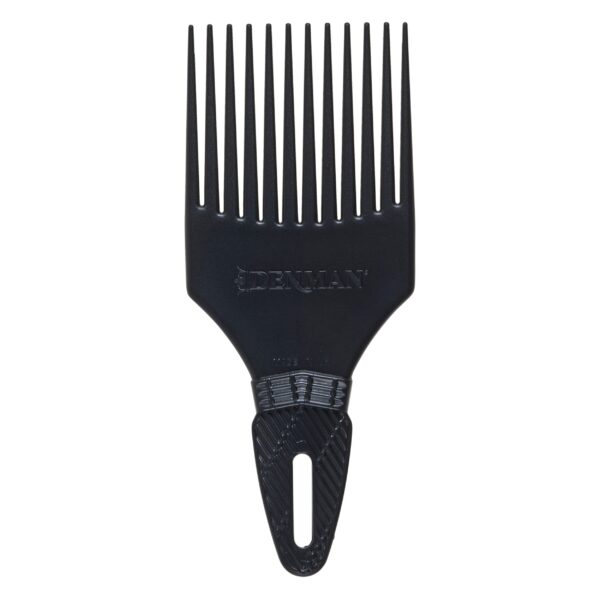 Jack Dean by Denman (Black) Curl Volumiser Comb for Separating, Styling, Defining, Enhancing & Boosting Curls (D17)