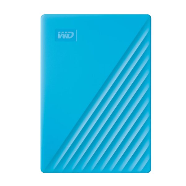 WD 2TB My Passport portable external storage, external hard drive, USB 3.0, portable HDD with software for device management, backup and password protection, works with PC, Xbox &Playstation, Blue