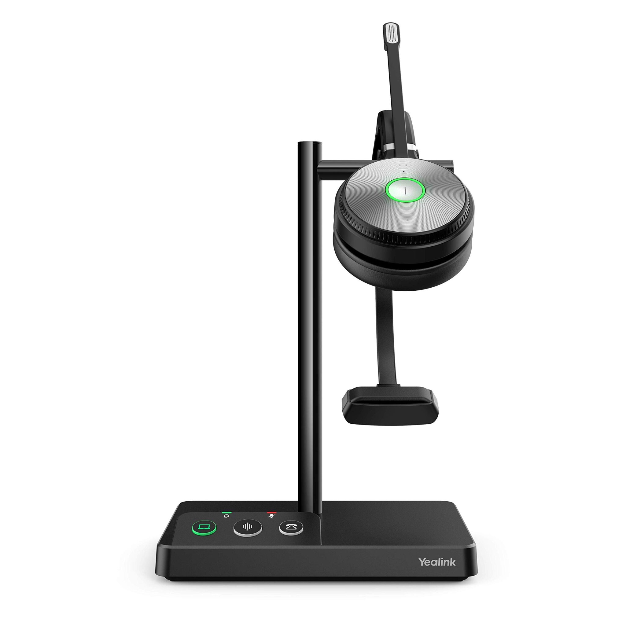 Yealink WH62 Dual UC Casque Avec fil &sans fil Arceau Bureau/Centre d'appels Micro-USB Socle de chargement Noir