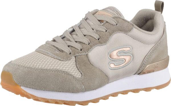 Skechers Women's Retros Og 85 Low Top Sneakers, Gray Tpe, 3 UK