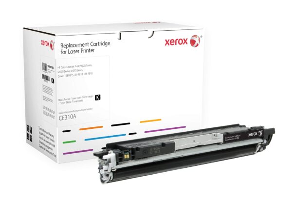 Xerox Compatible Black Toner Cartridge for Use in HP CLJ Pro CP1025/CP1025NW Equivalent to HP 126A/CE310A